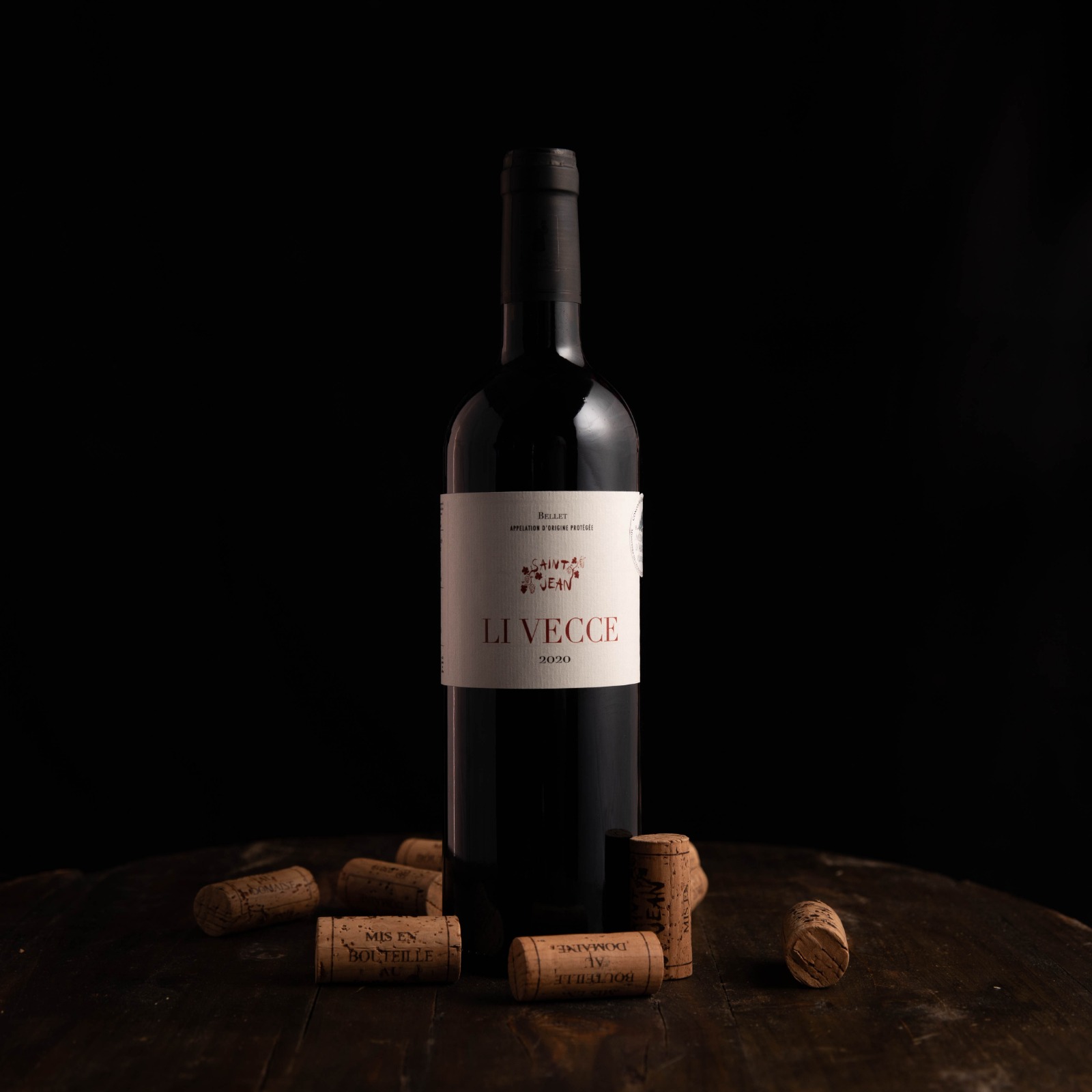 Saint Jean Bellet Rouge  - Cuvée Li Vecce (2021) - Domaine Saint Jean